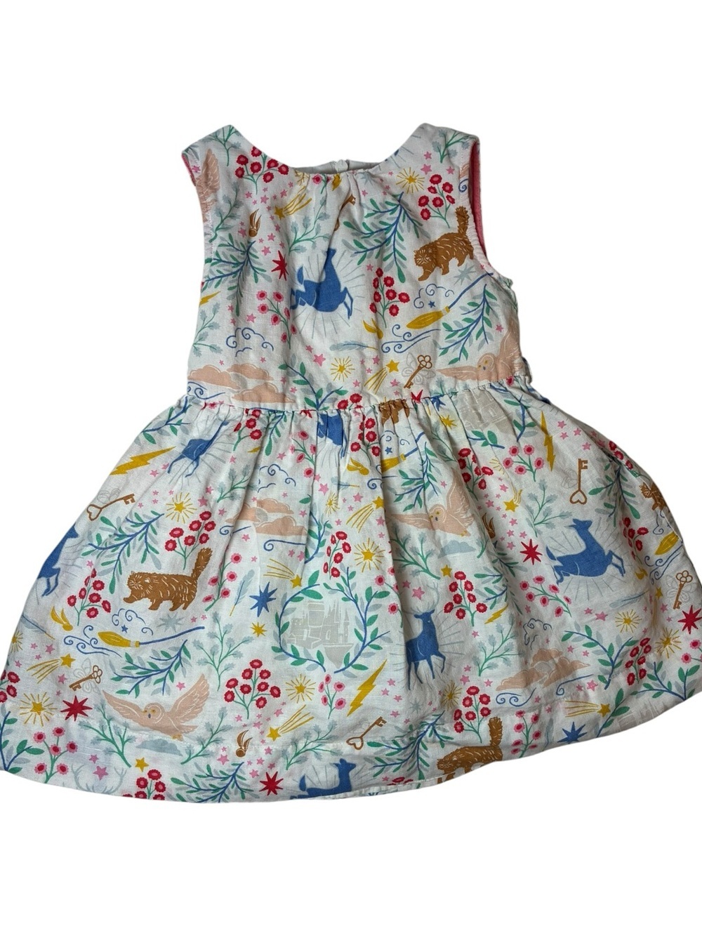 Mini Boden x Harry Potter Linen Dress 2-3T